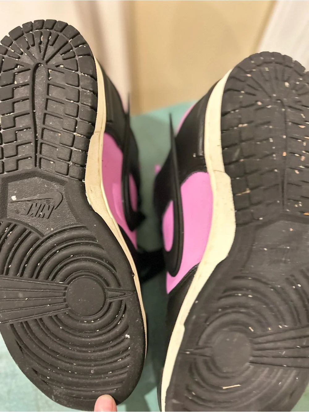 Nike Women’s Purple and Black Sneakers